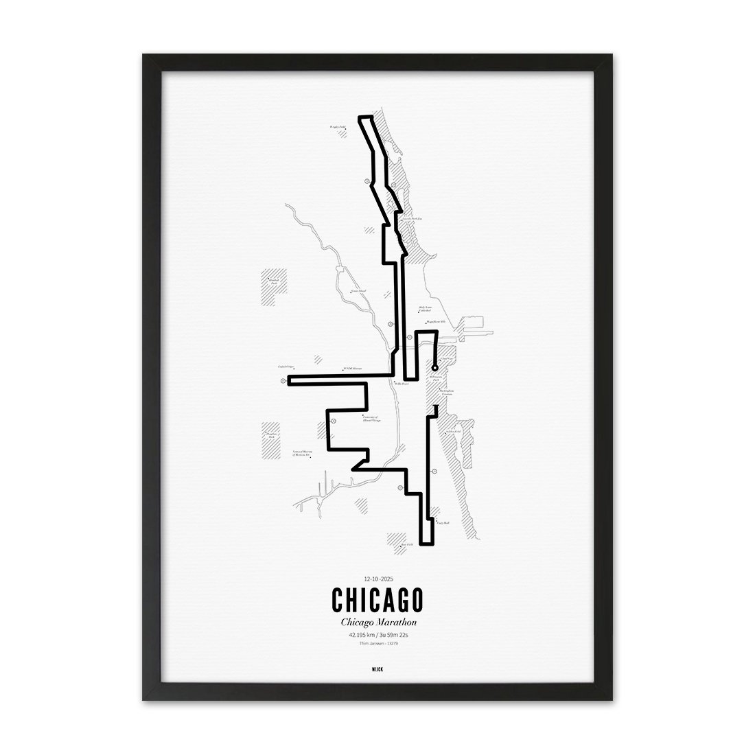 Poster von Marathon Chicago 2025 | WIJCK.
